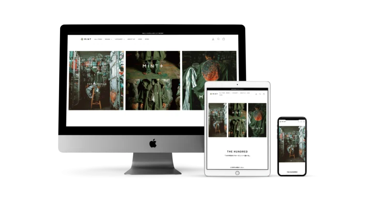 MINT様のECサイト構築(Shopify)