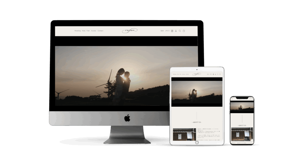 ensowa studio様の予約サイト(EC)構築(Shopify)
