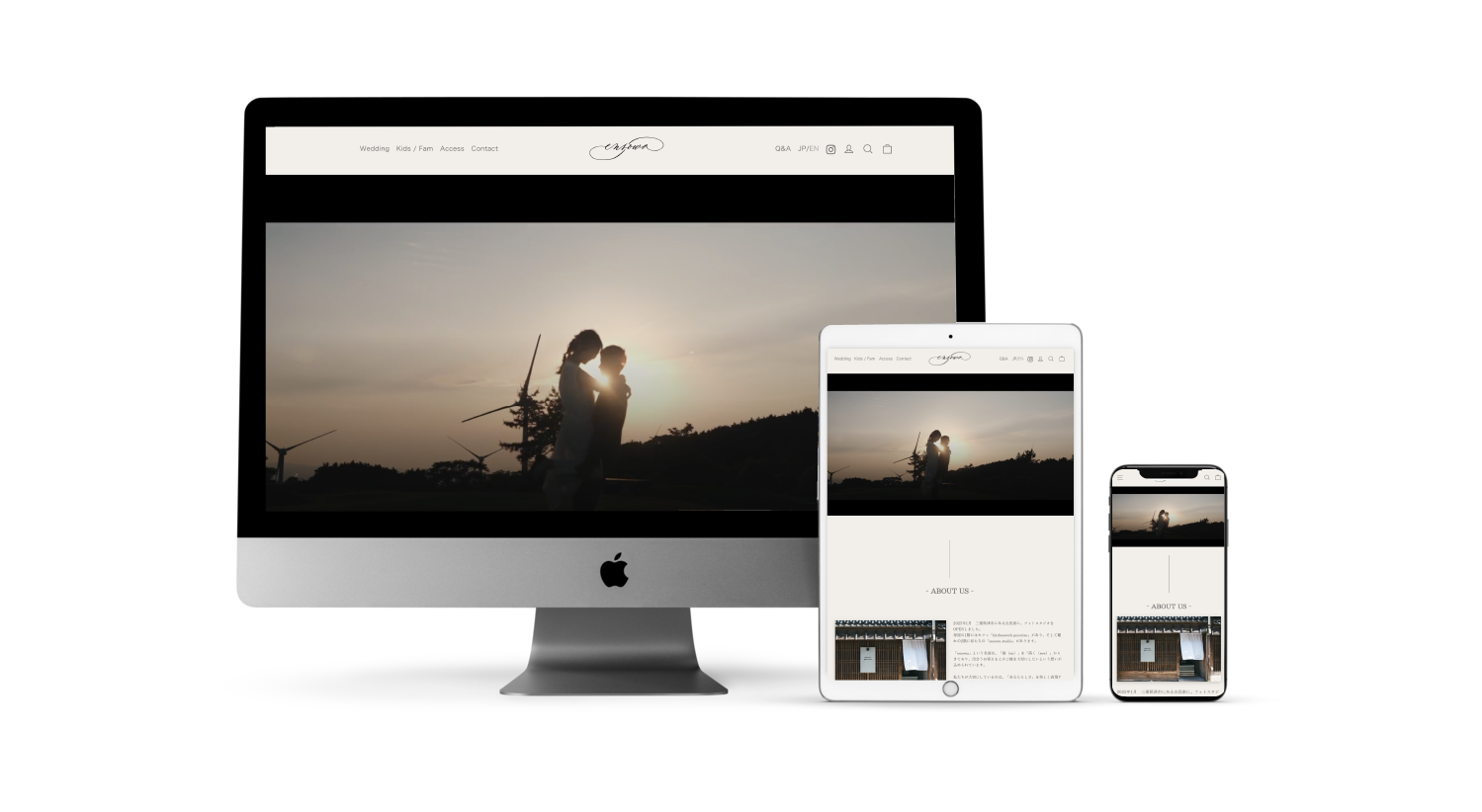 ensowa studio様の予約サイト(EC)構築(Shopify)